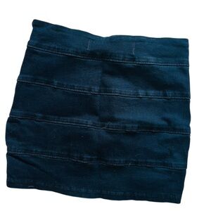 Abercrombie & Fitch Dark Blue Mini Denim Skirt